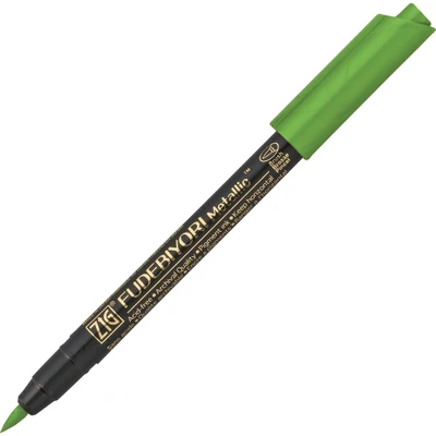 Metallic L G 128 JIANWU 1 шт./Япония 57 цветов kuretake мягкая металлическая кисть металлическая метка ручка fudebijori кисть для рисования - Цвет: Metallic L G 128