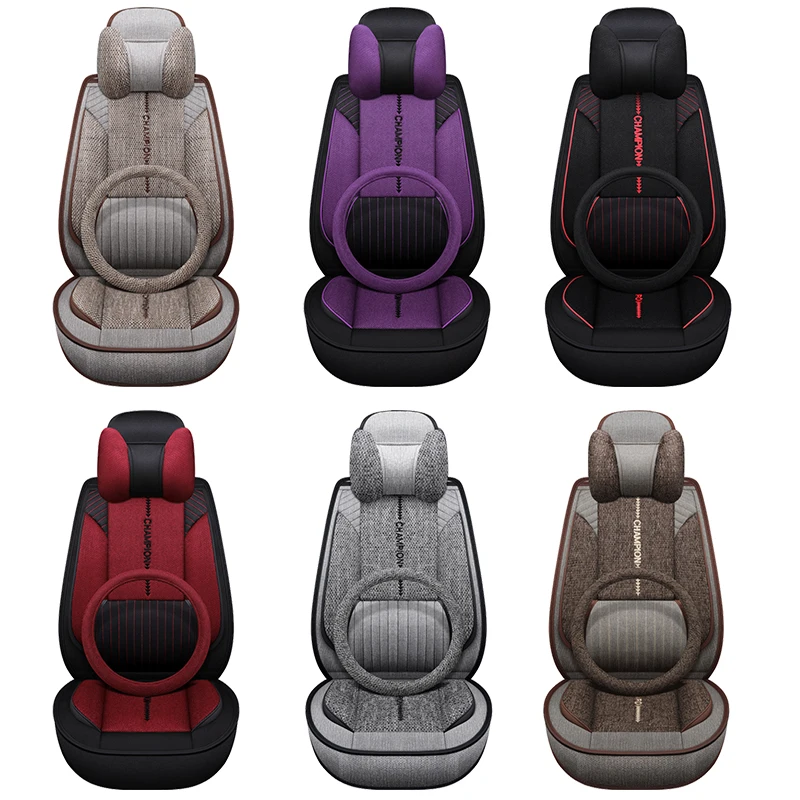 kokololee fabric car seat cover For lexus rx 200 rx470 rx 570 peugeot rifter volvo v70 c30 mitsubishi grandis car set covers images - 6