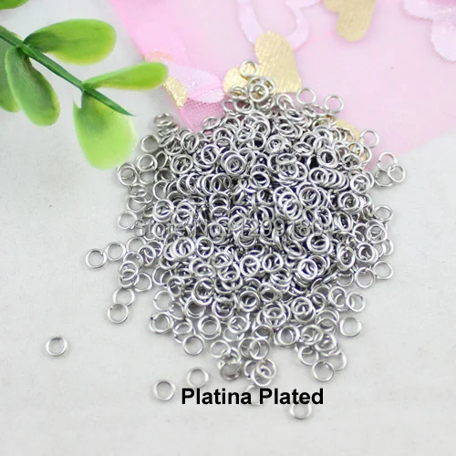 3 мм модные железные открытые соединительные кольца для ожерелья браслета сделай