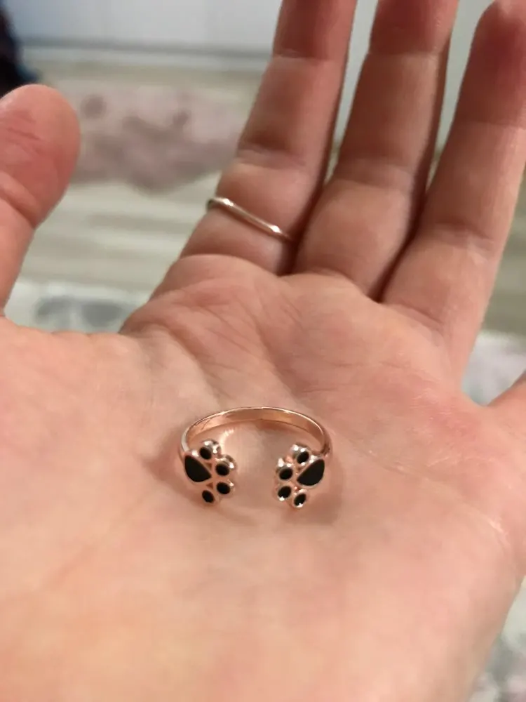 SanLan 20 шт. Новое поступление модные кольца с принтом кошачьей лапы для женщин