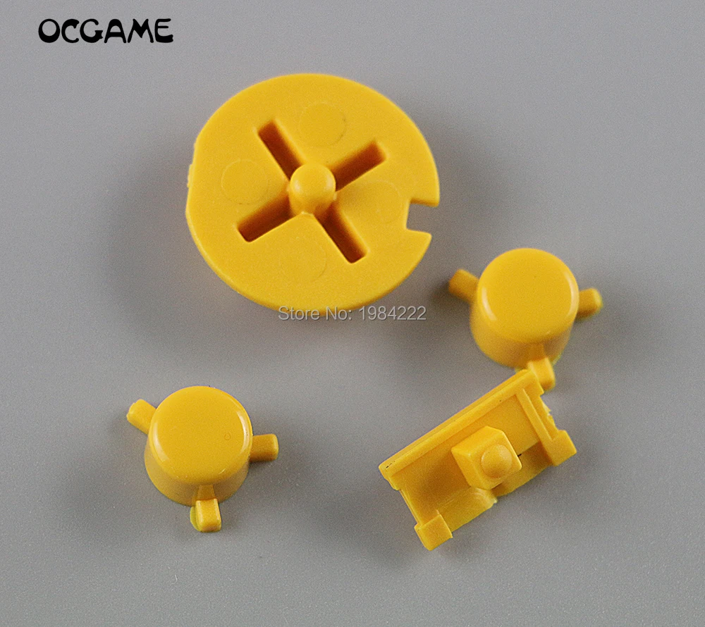 OCGAME 10 цветов A B кнопки клавиатуры для Gameboy Pocket GBP On Off питания D колодки