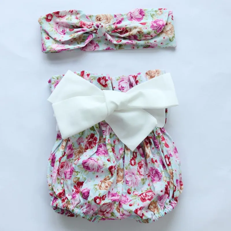 1 комплект Комплекты для новорожденных Повязка на голову с цветочным рисунком