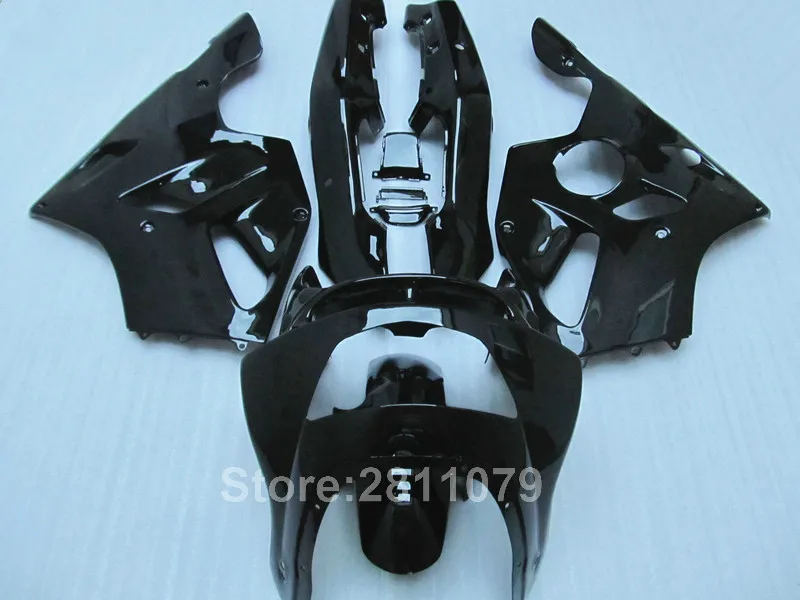 Комплект обтекателей из АБС пластика для kawasaki Ninja ZX6R 94 95 96 97 глянцевые черные