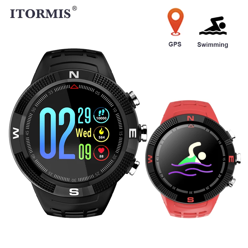 ITORMIS GPS Bluetooth умные часы спортивные наручные водонепроницаемые для плавания