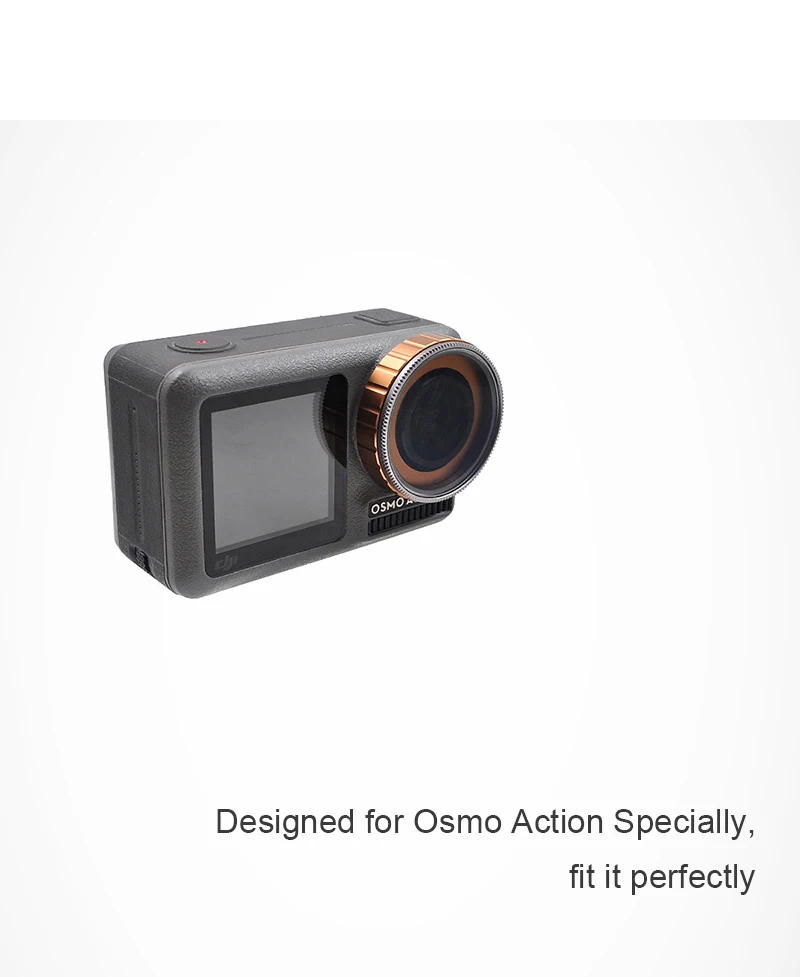 DJI OSMO действия Комплект фильтров для объектива Водонепроницаемый подводный фильтр для ND8/16/32/64 UV CPL с регулируемым углом наклона фильтры для Osmo экшн-протектор