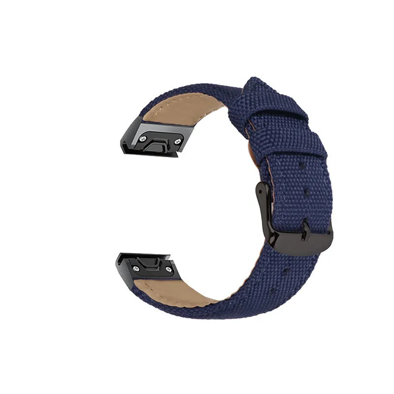 Blue4 Нейлоновый ремешок для Garmin Fenix 5X/Fenix 5/Fenix 5S/Instinct ремешок для часов Garmin Fenix 6X/Fenix 6/Fenix 6S - Цвет: Blue4