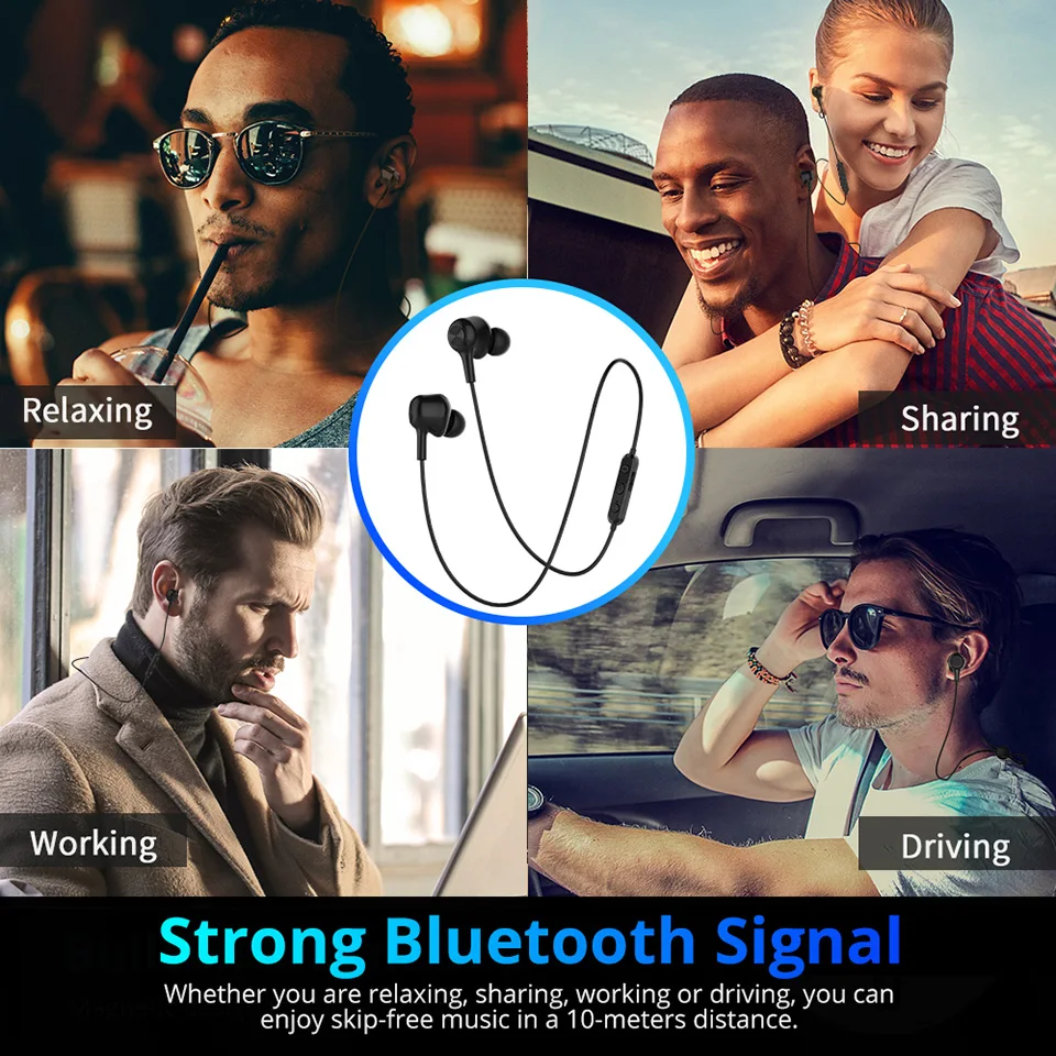 Langsdom Bluetooth наушники для ушных телефонов Беспроводные наушники магнитные наушники с микрофоном стерео наушники Bluetooth