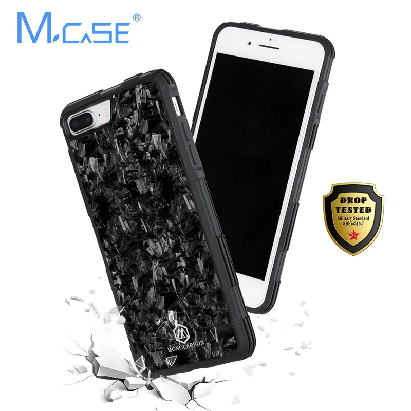 Кованый чехол для iPhone 7 8 7Plus 8Plus с полной защитой чехол из кованого углеродного волокна для iPhone X чехол