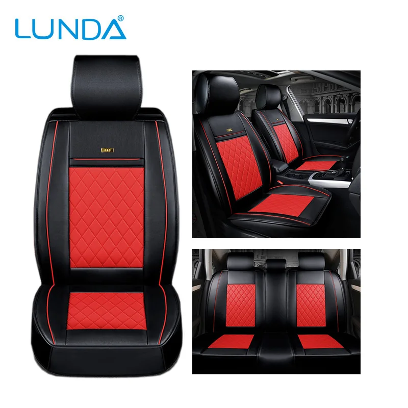 (Передняя + задняя) Роскошный кожаный чехол для автомобильного сиденья Chevrolet все