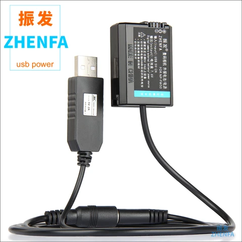Адаптер питания USB для Sony Alpha a7 a7S a7II a7R A6400 A6000 A6500 A6100 A6300 - изображение