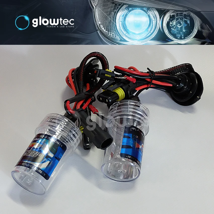 GLOWTEC автомобильный Стайлинг 1 пара 35 Вт H1 лампа HID ксеноновая автомобильная фара