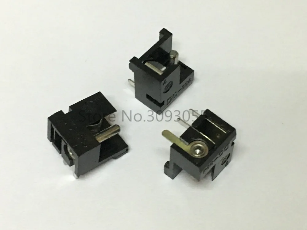 10 шт./лот DC-004 черный и белый DC разъем питания DC005 5 5*2 1 мм 2 розетка круглая игла |