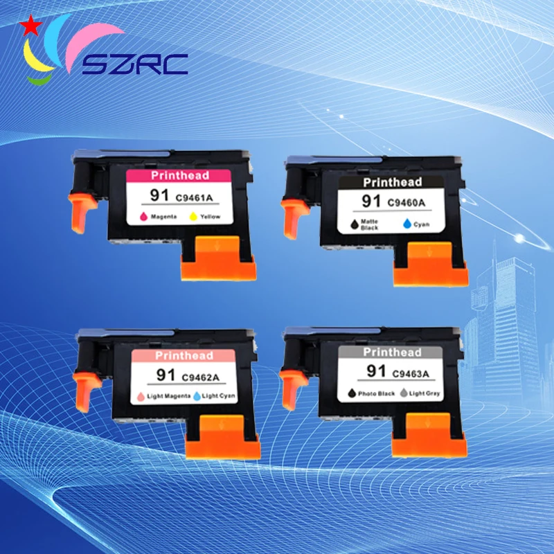 Печатающая головка C9460A C9461A C9462A C9463A совместимая с HP 91 печатающая Designjet Z6100 Z6100ps |