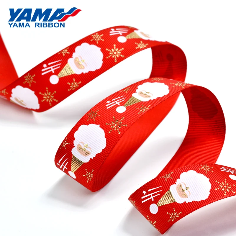 YAMA 9 16 25 мм Широкий корсаж Рождественская лента 3/8 ярдов/рулон 5/8 1 дюйм ленты для