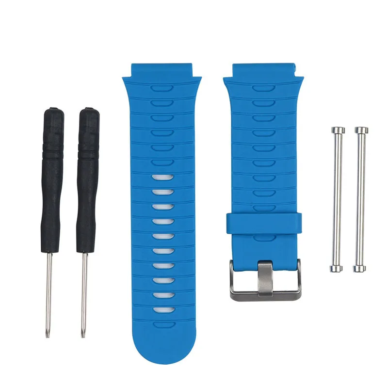 Сменный силиконовый ремешок для часов+ набор инструментов для Garmin Forerunner 920XT - Цвет ремешка: Blue