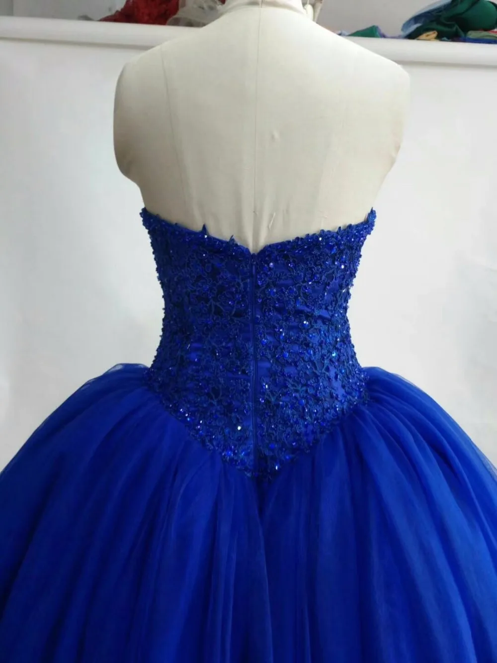 Пышная Тюлевая юбка Королевского синего цвета от CloverBridal бальное платье милое 16