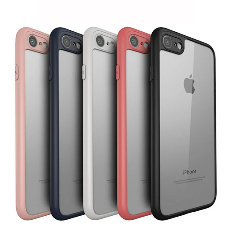 Роскошный гибридный мягкий чехол для iphone 7 SE 5S 6 s 8 Plus Samsung S7 S8 Edge A3 A5 2017 пластиковые +
