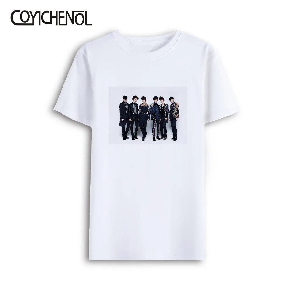 7XL негабаритных kpop monsta x Мужская футболка с рисунком большие размеры сплошной