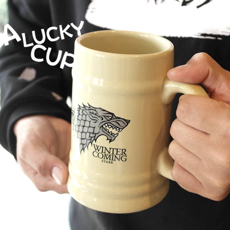 Креативная кружка Dragon Coffee Game of Thrones чашка &quotWolf&quot молочные чашки и кружки
