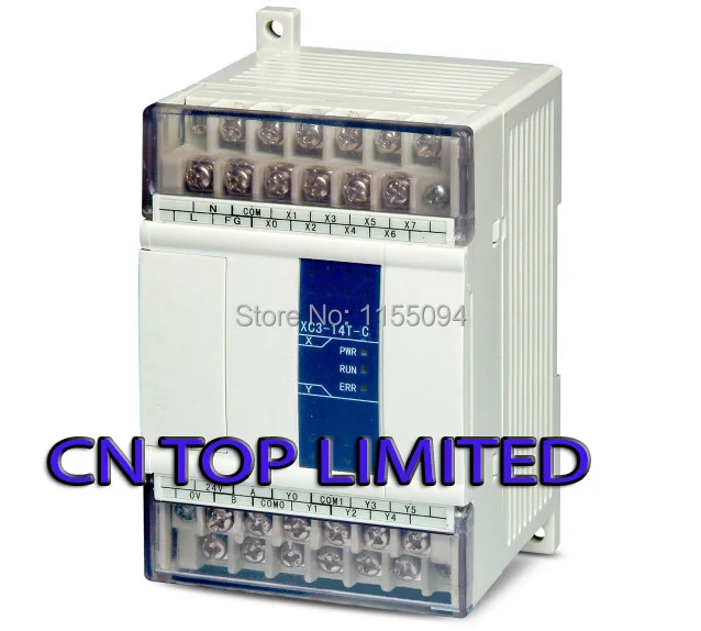 XC3 14T C ЦП ПЛК DC24V XINJE 8 DI NPN 6 ДЕЛАТЬ Транзисторы с кабеля для программирования и