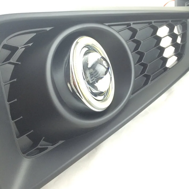 EeMrke для Honda City GM6 / race Ballade COB Angel Eyes DRL Противотуманные фары Дневные ходовые огни с