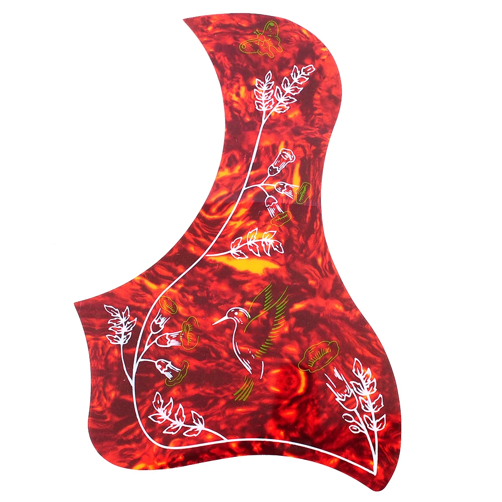 SEWS Горячая Акустическая классическая гитара красная Колибри целлюлоидная