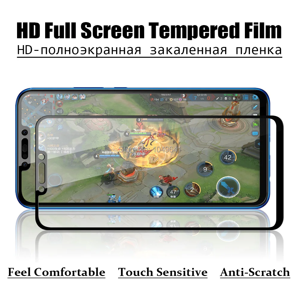 JONSNOW полное покрытие из закаленного стекла для huawei Nova 3i Защитная пленка 3 6