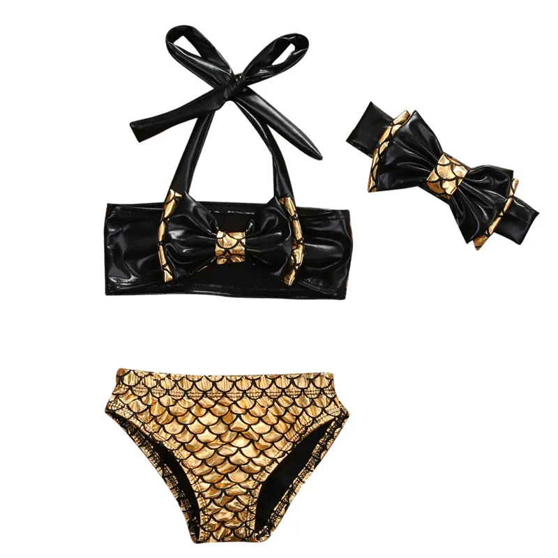 Комплекты бикини для маленьких девочек Новое поступление милый купальник