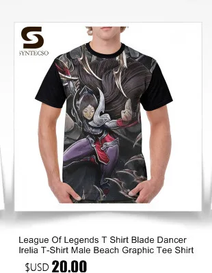 League Of Legends, футболка, Эвелинн, Rework, футболка, мужская, повседневная, графическая, футболка, забавная, короткий рукав, 4xl, полиэстер, графическая футболка