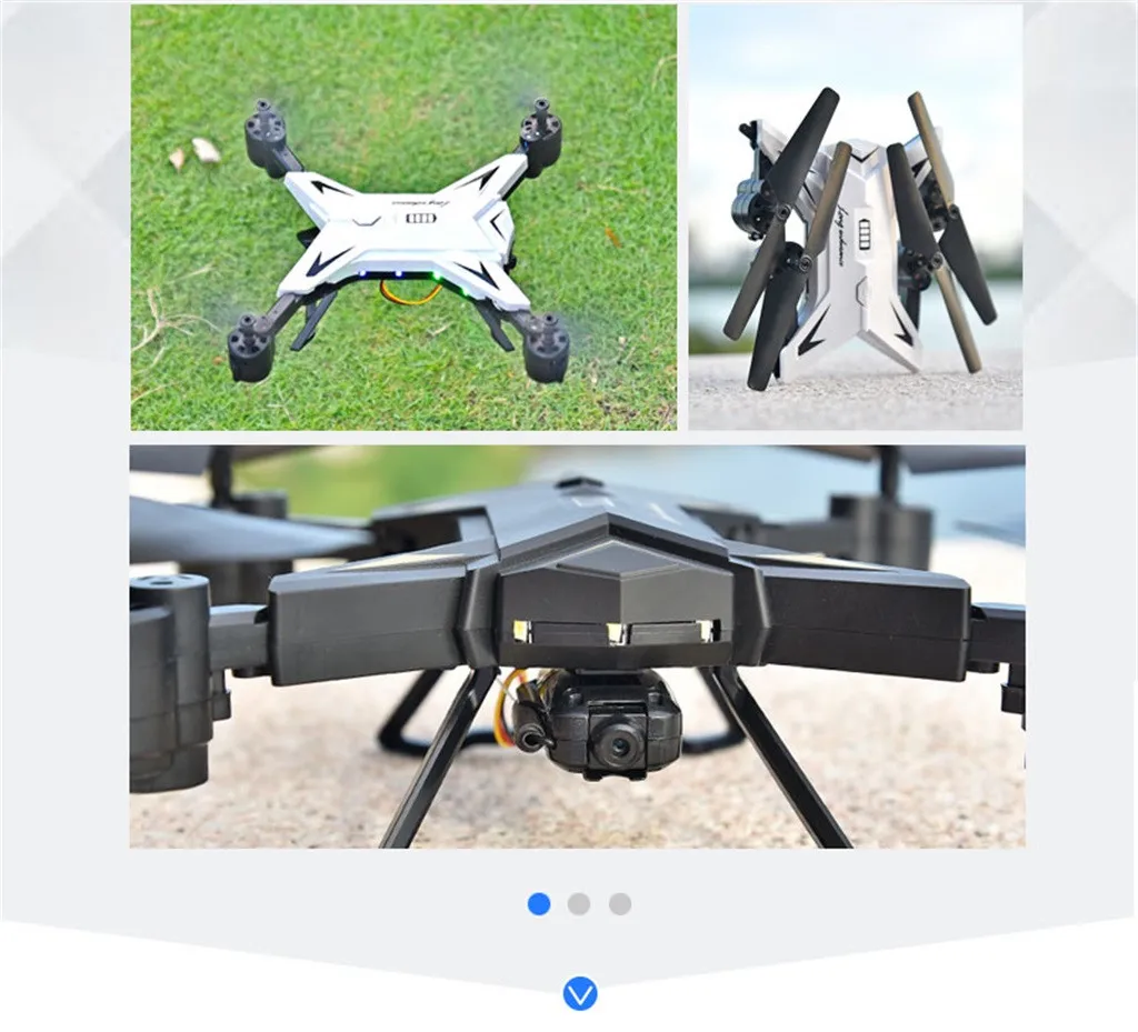 KY601S wifi FPV складной монопод селфи Дрон HD камера 6 осей 2,4G 4CH RC Квадрокоптер Дроны с hd камерой Радиоуправляемый вертолет