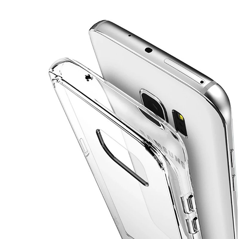 Transparent Case For Samsung Galaxy S6 S7 edge Ultra Thin Clear Soft TPU Silicone Cover Case For Samsung S7 S6 Case Coque Fundas