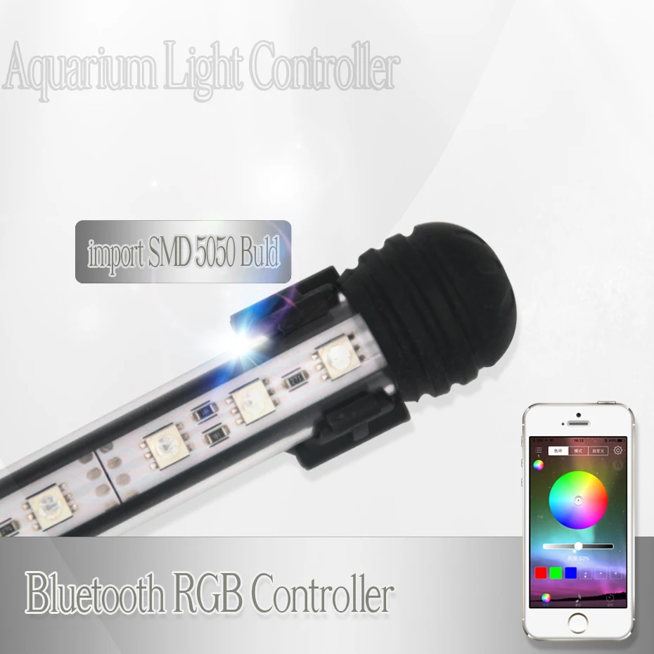 59 см морской RGB светодиодный светильник для аквариума светодиодный светильник ing завод подводный светильник для аквариума светодиодный светильник для аквариума 60 см светодиодный s аквариум