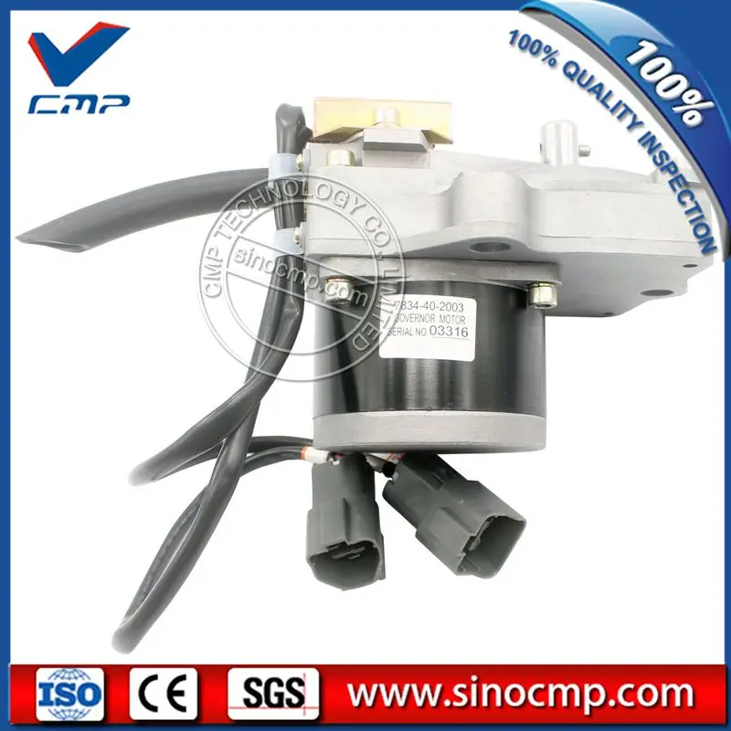PC 6 6D102 привод 7834 40 2007 2000 Двигатель дроссельной заслонки для экскаватора Komatsu|motor