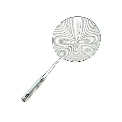 New Kitchen Tools Gadgets Stainless Steel Mesh Skimmer,Dumplings,potatoes Vegetable Residue Oil Mesh Colander Strainer