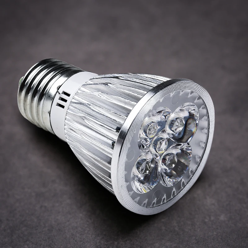 E27 токарный станок алюминиевая лампа Чашка led светодиодные лампы высокой