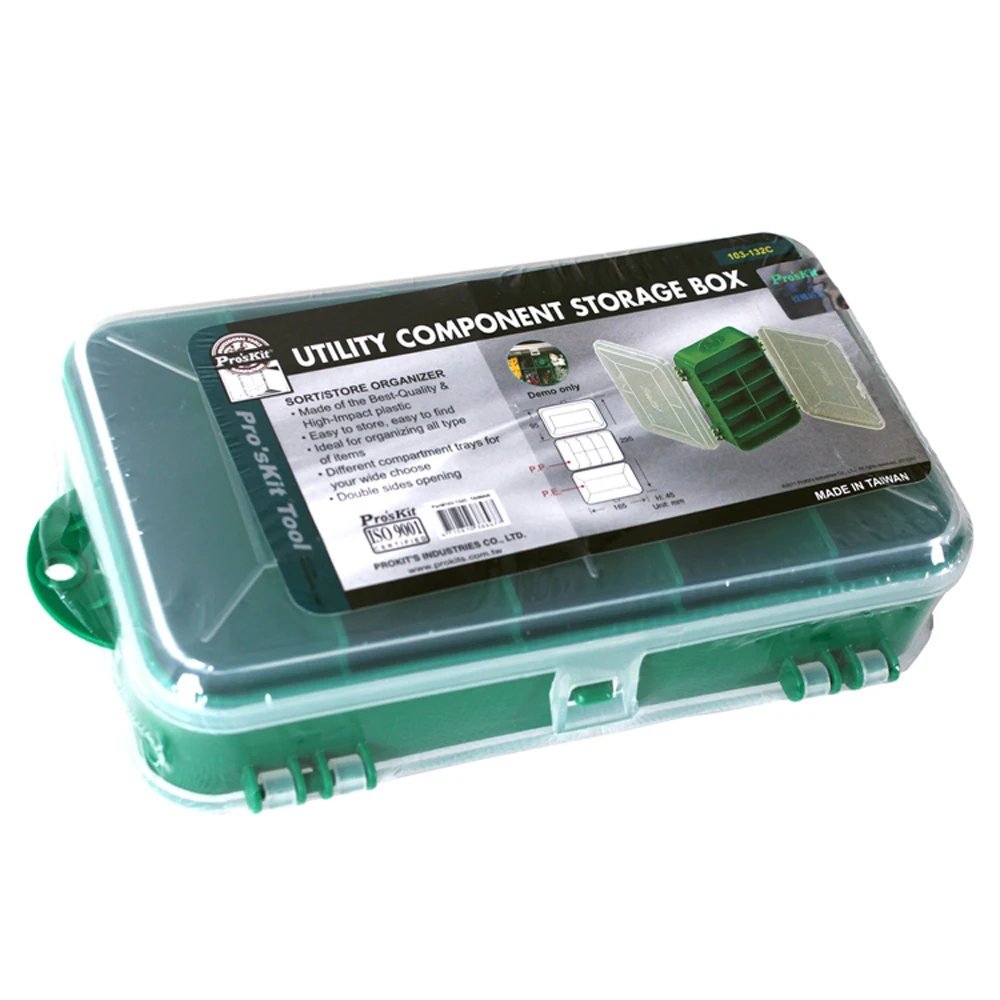 Pro'skit 103-132C Utility Component Storage Box Multi-functional Tool Electronic | Инструменты