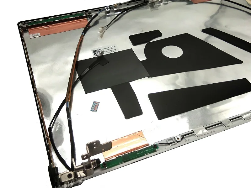 Для Dell Studio 1735 1737 LCD задняя крышка зеленая фигура с петлями гибким кабелем 0N287C (90%