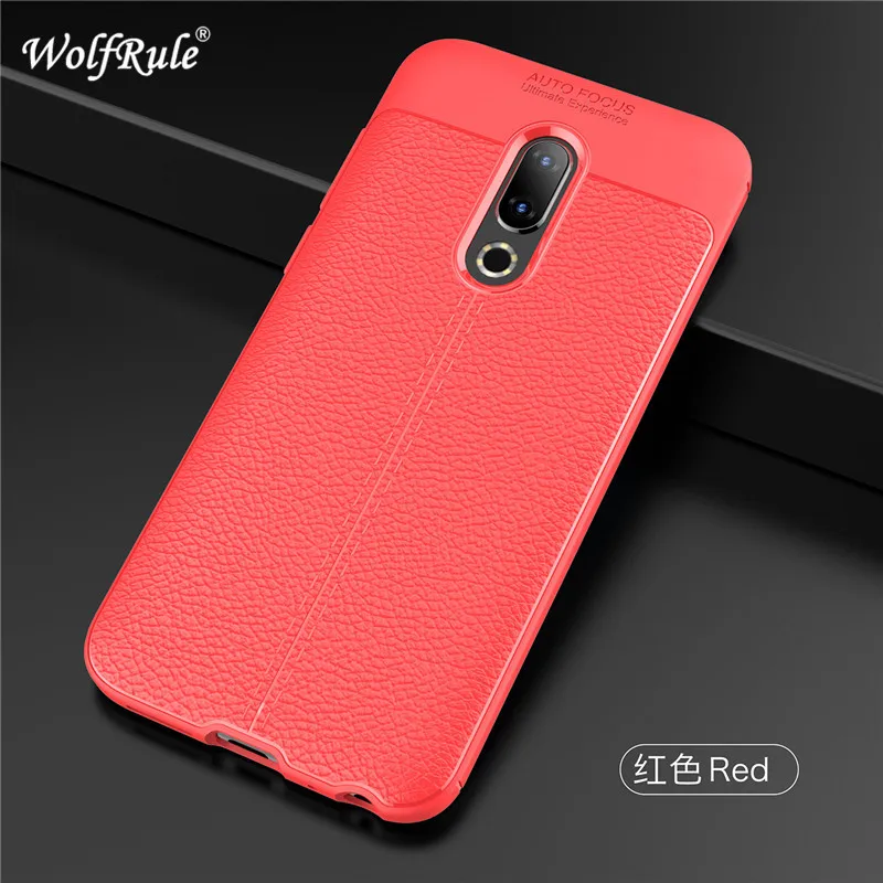 

WolfRule Case Meizu 16 Cover Shockproof Luxury Leather TPU Back Case For Meizu 16th Phone Fundas Meizu 16th 16 Shells 6.0"]