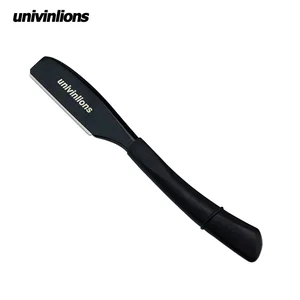 Нож univinlions с прямыми лезвиями для мужчин и женщин, инструмент для бритья лица и бороды, подмышек, тела, 6 дюймов, золотистые и Серебристые лезвия