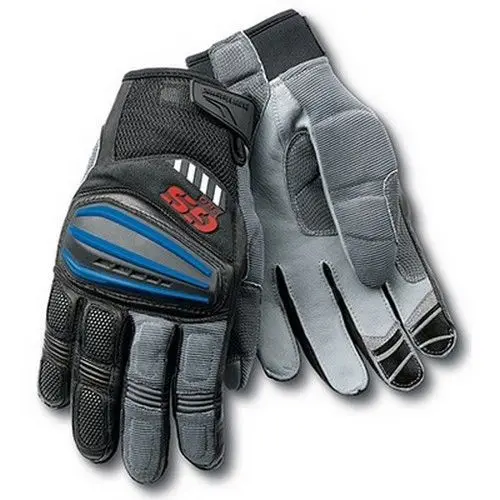 

2017 Motorcycle Motorrad Rally Black Red Leather Gloves FOR BMW GS1200 GS Cycling Gloves