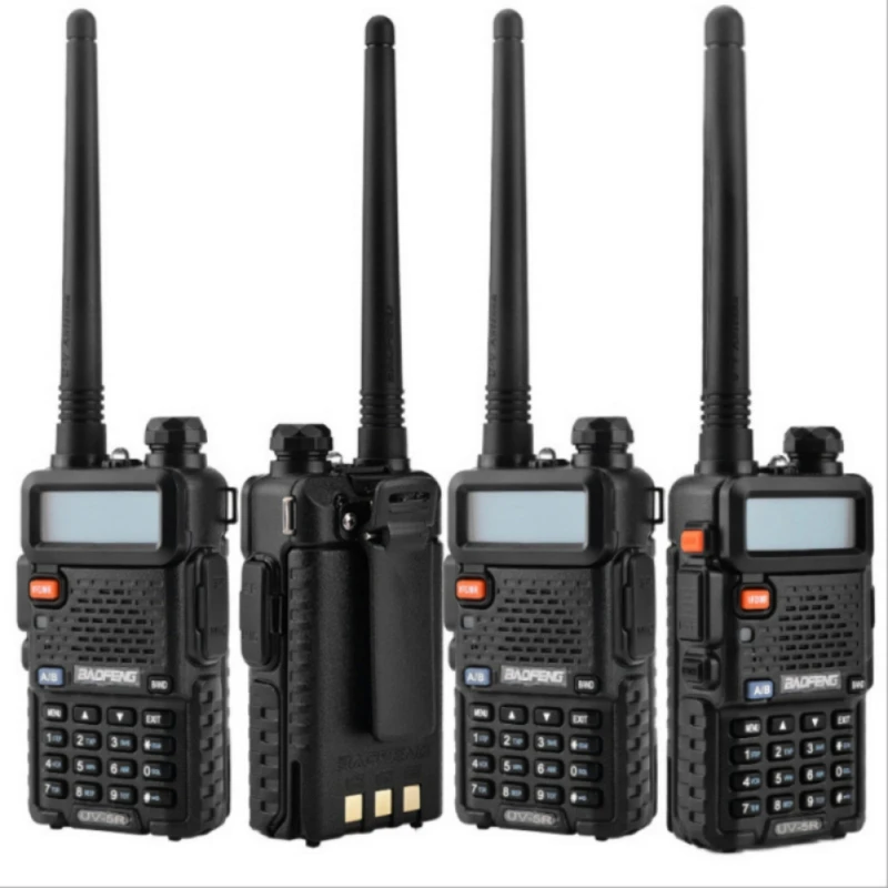 BaoFeng иди и болтай Walkie Talkie “иди UV 5R двухстороннее радио CB Baofeng UV5R 128CH 5W VHF UHF 136 174 МГц &