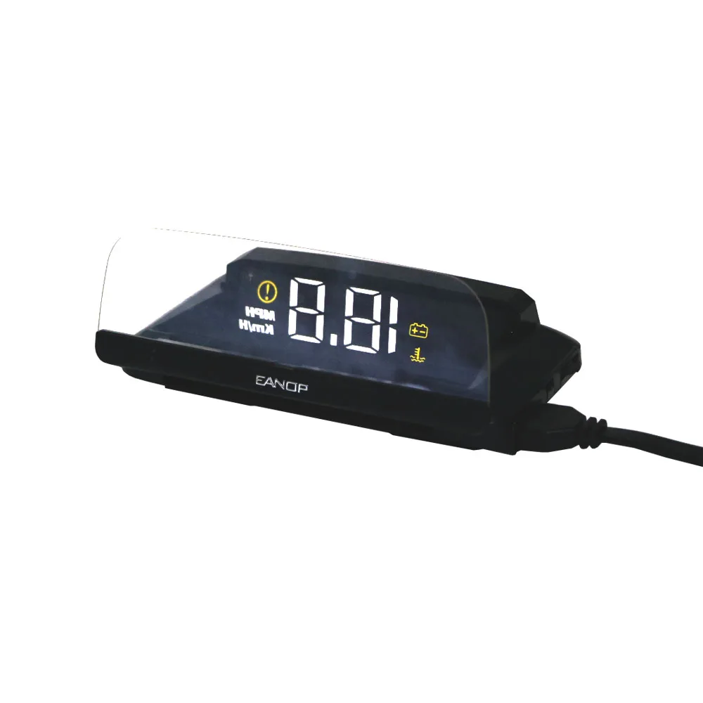 EANOP iSmart-S hud Дисплей автомобиля OBD2 Windsheild скорость проектор скорость метр Напряжение монитор KHM KPM конвертировать
