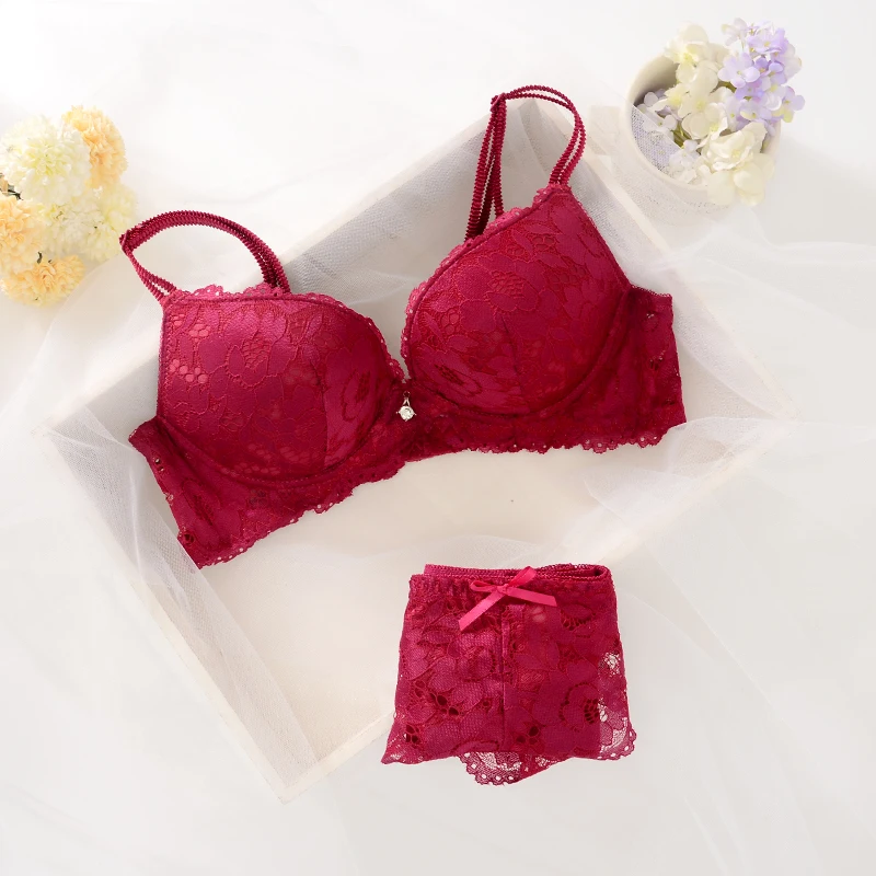 Женское нижнее белье в наборе нижнего белья женское кружевное бюстгальтер и