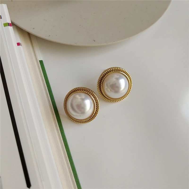 Женские серьги гвоздики из серебра 100% пробы с белым жемчугом|Серьги-гвоздики| |