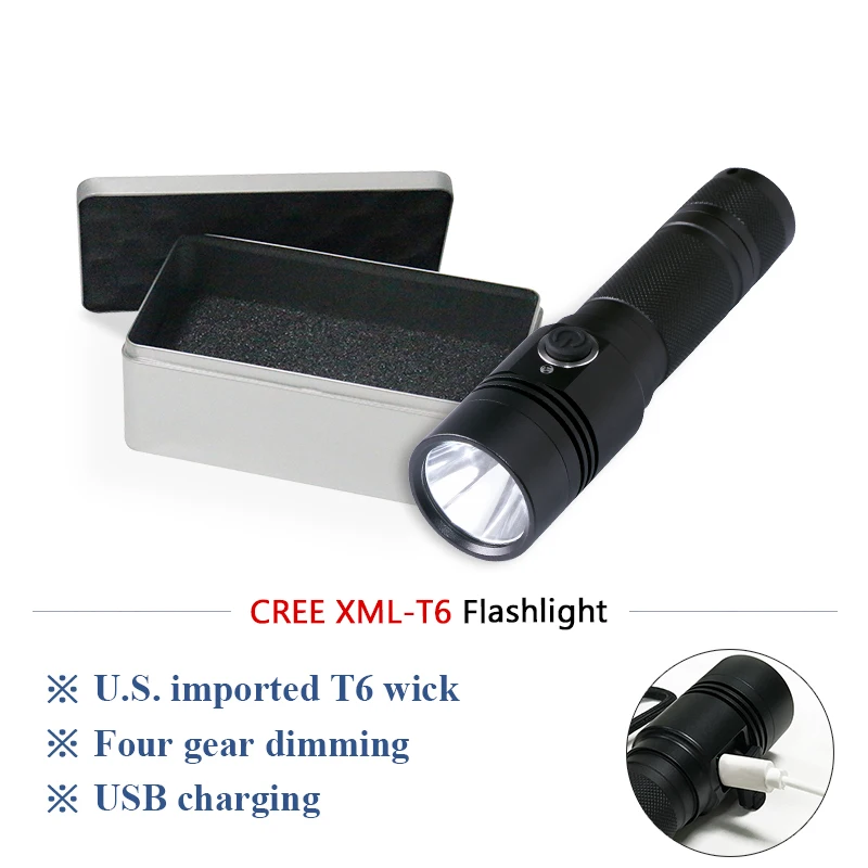 Мини светодио дный flash light micro usb фонарик cree xml t6 l2 linterna водонепроницаемый Lanterna 18650