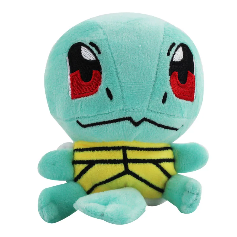 13cm Squirtle 25 стилей 10-18 см плюшевая игрушка Peluche Charmander Snorlax Dragonite Mewtwo Poliwag милые мягкие куклы Детский Рождественский подарок - Color: 13cm Squirtle
