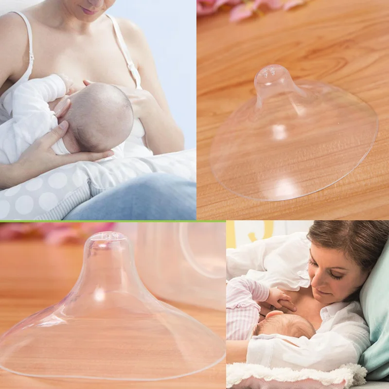 

2pcs Silicone Nipple Protector Mothers Feeding Silicone Nipple Shield Breastfeeding Protection Cover BM88