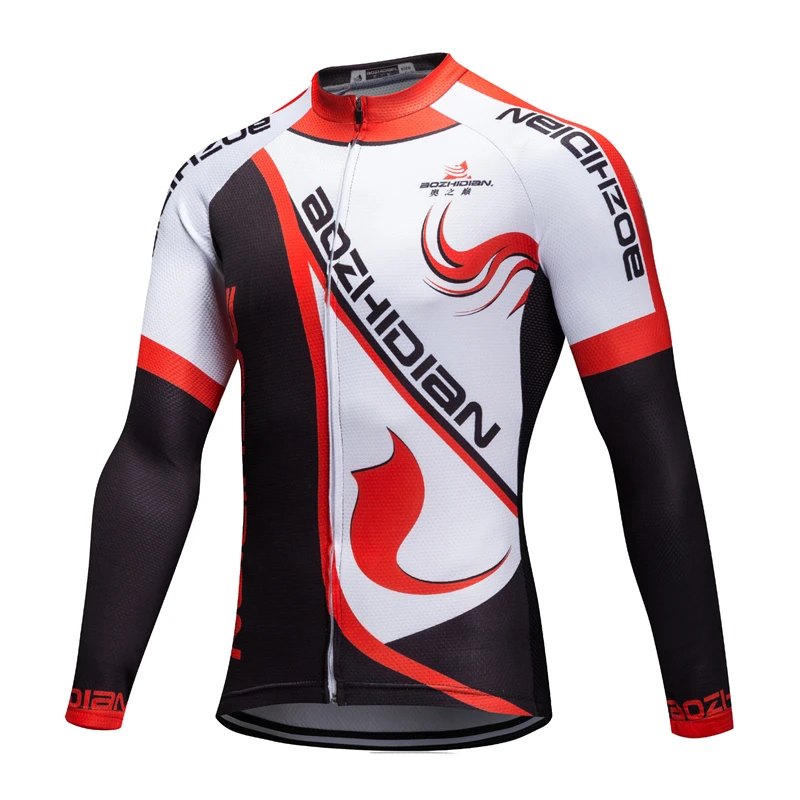 2017 AZD50 MTB Pro Team Велоспорт Джерси Весна Длинным Рукавом пользовательские Забавный