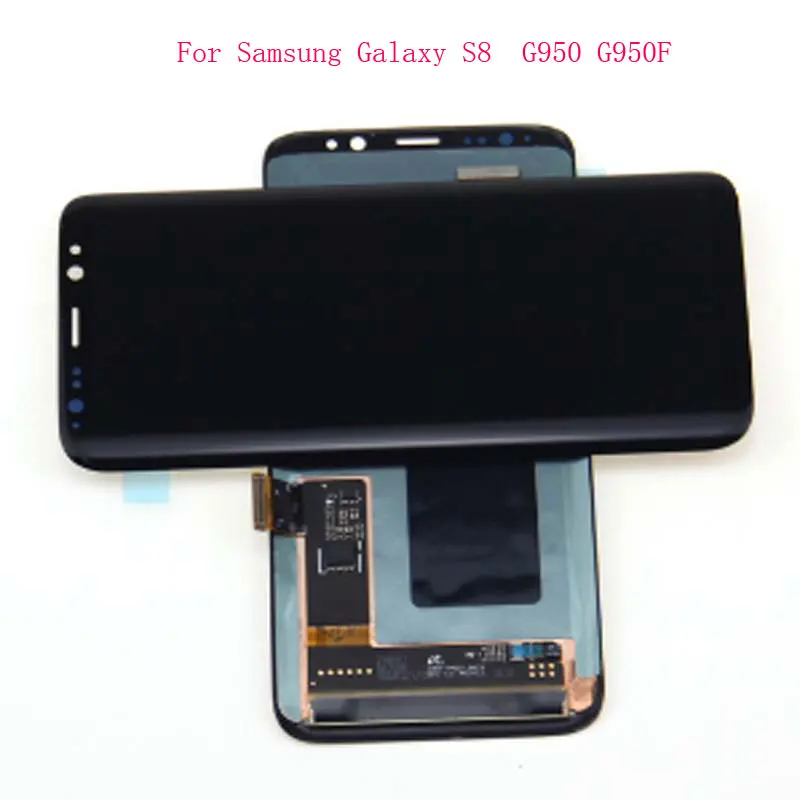 Для samsung Galaxy S8 G950 G950g 950f затененный ЖК-дисплей с сенсорным экраном сменный комплект