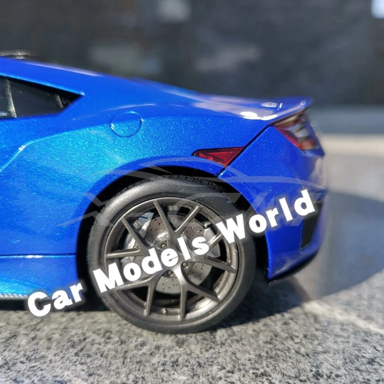 Литая под давлением модель автомобиля для KengFai NSX RHD 1:18(синий)+ маленький подарок